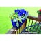 Emsco Group Railing Planter with Drainage Holes, 24in Weatherproof Resin Planter, Cobalt Blue 2448-1 - alternate 5
